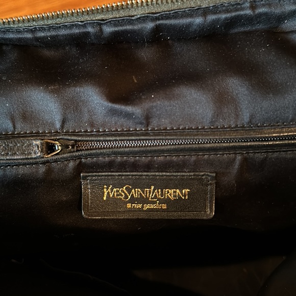 YSL SILVER LEATHER AUTHENTIC BAG - Picture 5 of 7